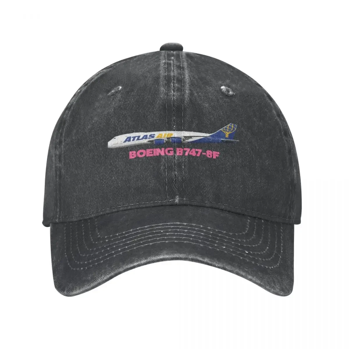 Boeing B747-8F - Atlas Air Cowboy Hat summer hat Wild Ball Hat funny Luxury Cap Hats Man Women's