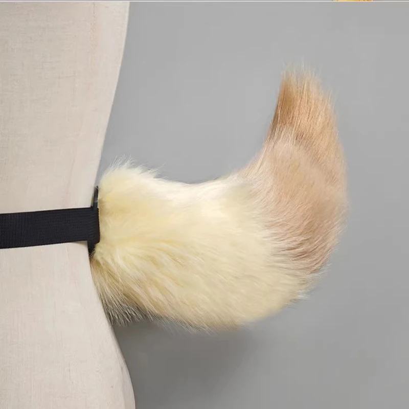 Set di Orecchie e Coda di Animale Peluche Alice da Zenless Zone Zero, Fascia Regolabile e Fermaglio per Capelli, Costume Cosplay per Halloween