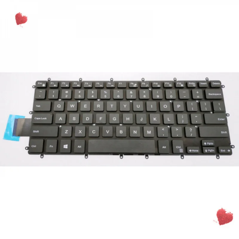 Fa+Nuova Tastiera Per Laptop Senza Retroilluminazione Per Sostituzione Dell Inspiron 7569 7579 P69G 5370 3482