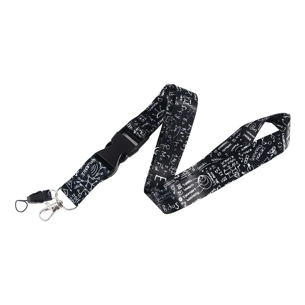 

Special Phone Accessories Equation Pattern Keychain Hanging Strap Lanyard Strap Name Tag Holder ID Badge Holder