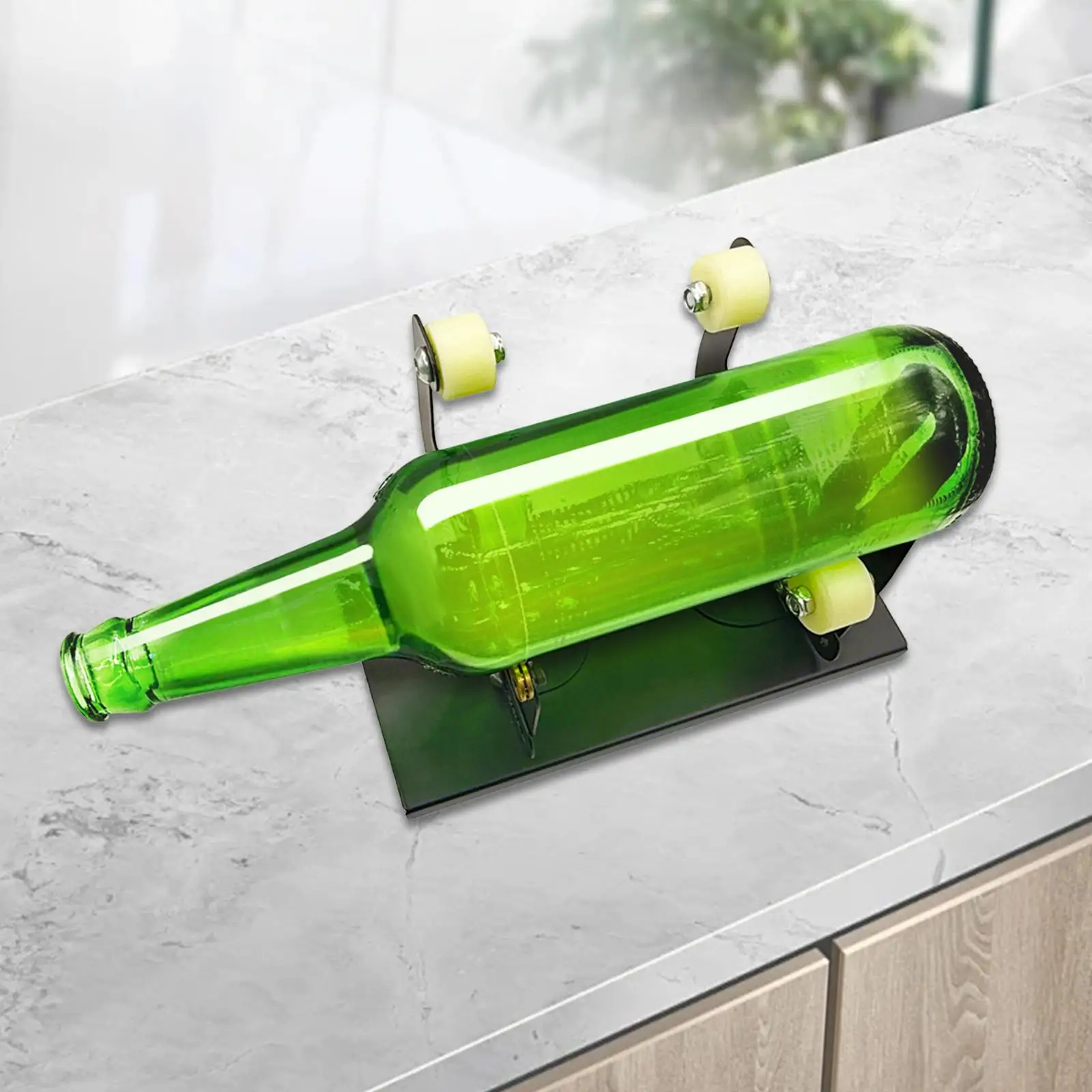 Glass Cutter for Bottles Multipurpose Stainless Steel DIY Machine for All Shapes Cutting Holder Professional Accessories