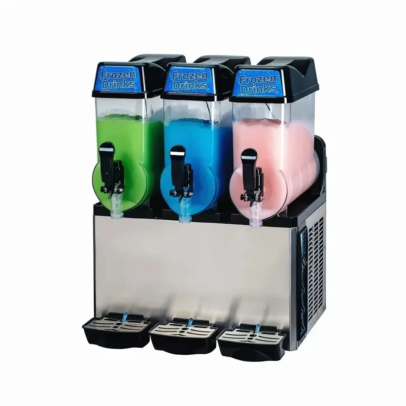 12Lx3 Tank Hoge kwaliteit Slushie Machine Commerciële Slush Frozen Drink te koop