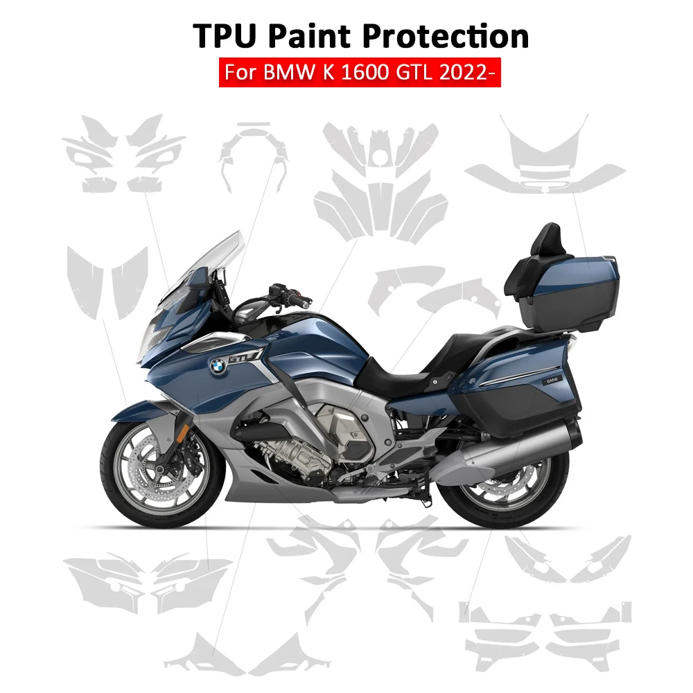 

For BMW K1600GTL TPU Anti-scratch Protective Film Accessories K 1600 GTL Motorcycle Paint Protection K1600 PPF Fairing Protector