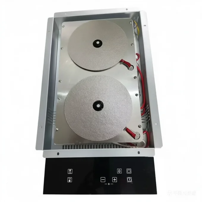2026Hidden Induction Cooktop 2 Burners 110-270V Invisible Induction Cooker for Under Granite and Support Half-bridge Motherboard