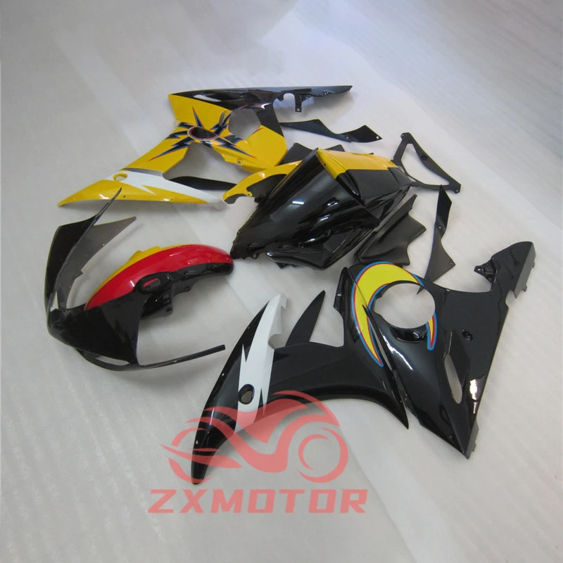YZF-R6 03 04 05 دراجة نارية الهدايا المجمعة لياماها YZF R6 2003 2004 2005 Fairings هيكل السيارة لوحة مجموعة صالح للتخصيص #3