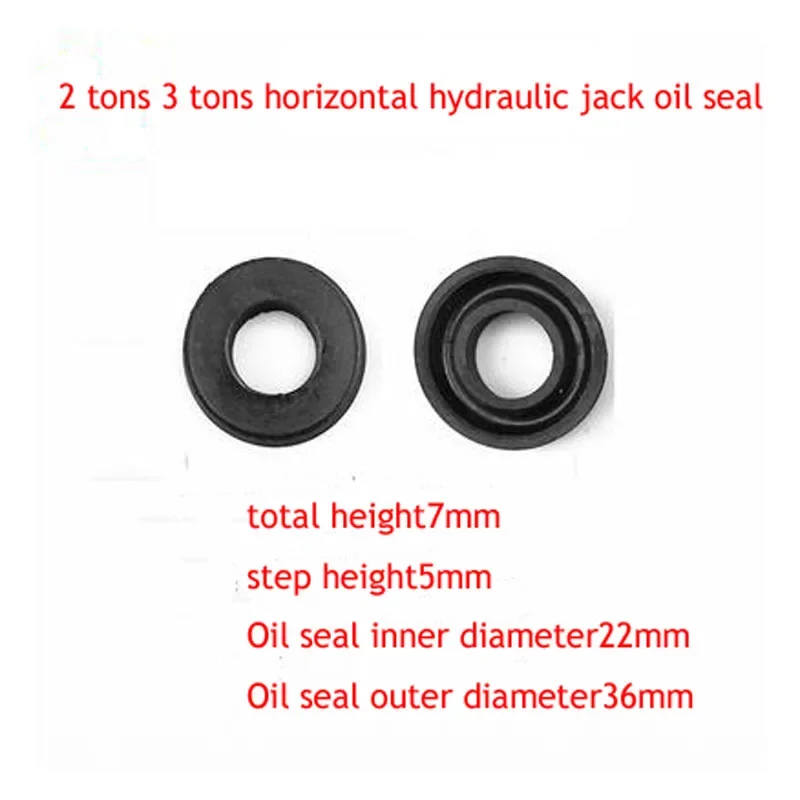 2pc 2 Tons 3 Tons Horizontal Hydraulic Jack Accessories Oil Seal Sealing Ring Soft Rubber Oil Seal