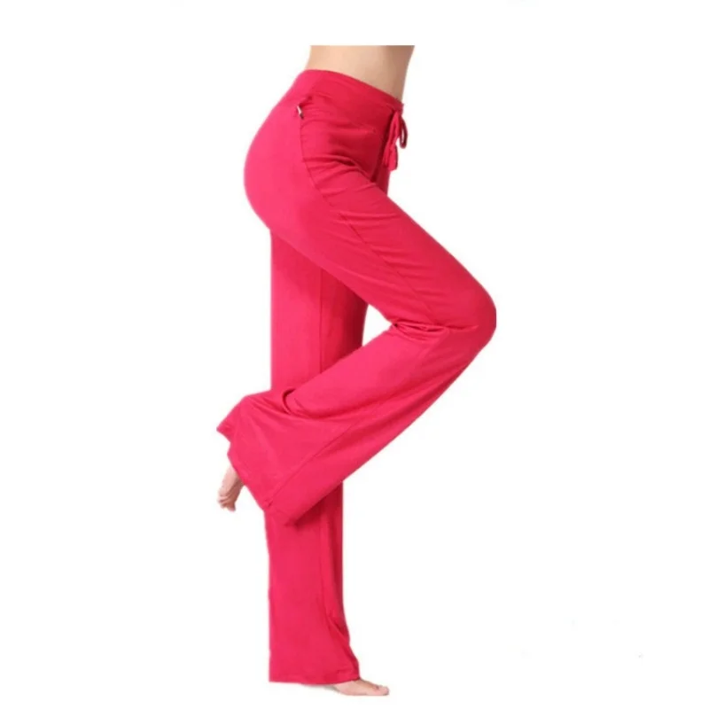 Nuevos leggings de yoga de pierna ancha y alta elasticidad para mujer 2026, pantalones de fitness de cintura alta con corte acampanado para yoga y ropa de trabajo.