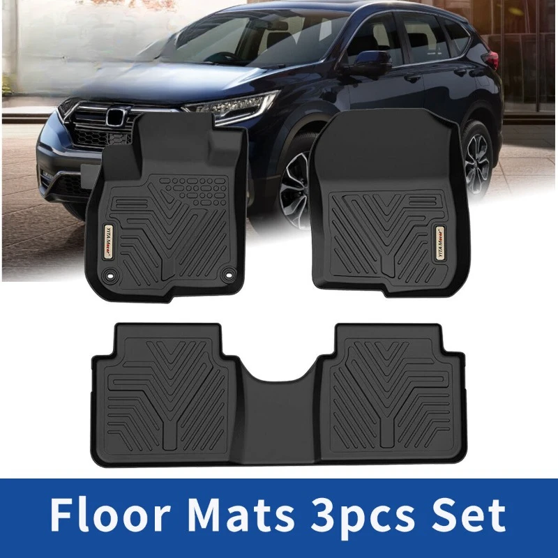 

3PCS Car Floor Mats for 2017-2022 Honda CR-V TPE Rubber All Weather Floor Liners United States