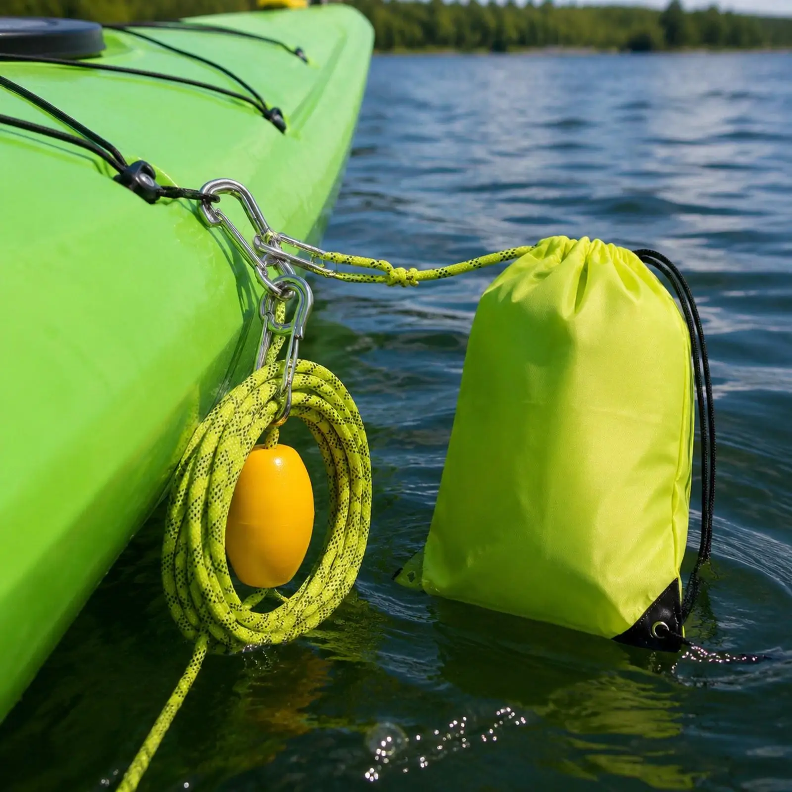 

Kayak Tow Rope Reflective Floating Anchor Line Multifunctional Boat Tow Rope for Outdoor Water Activities