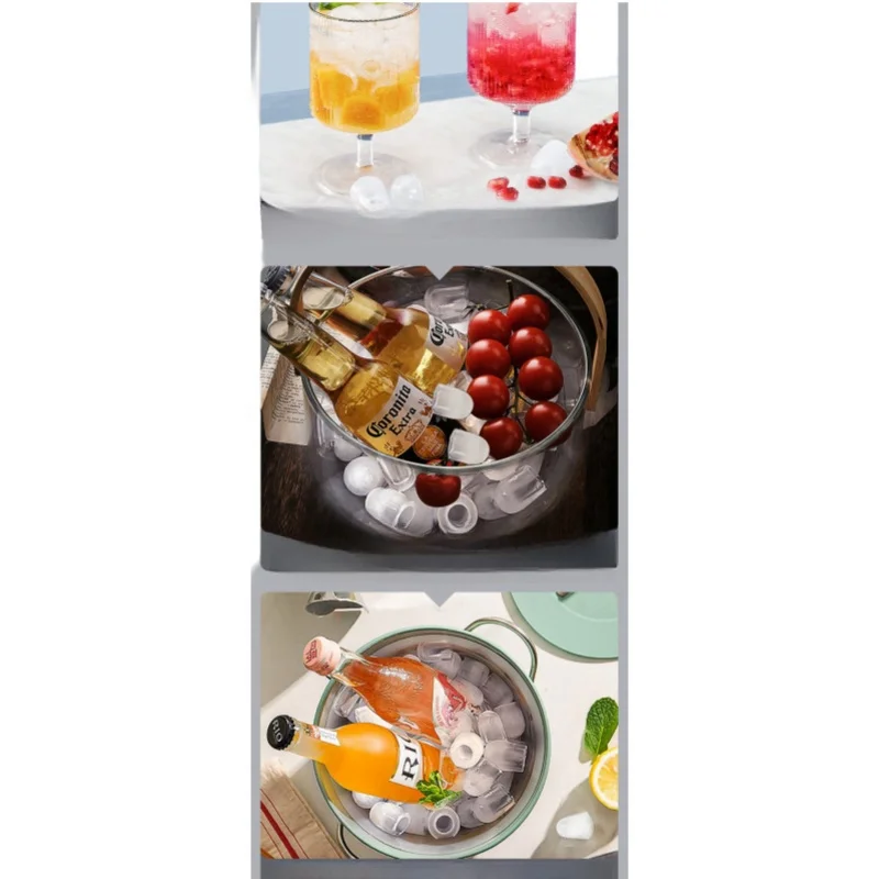 Hot Sale of Ice Machine Home Small Mini Commercial Automatic Multi-functional Drinking Machine Desktop Ice Machine