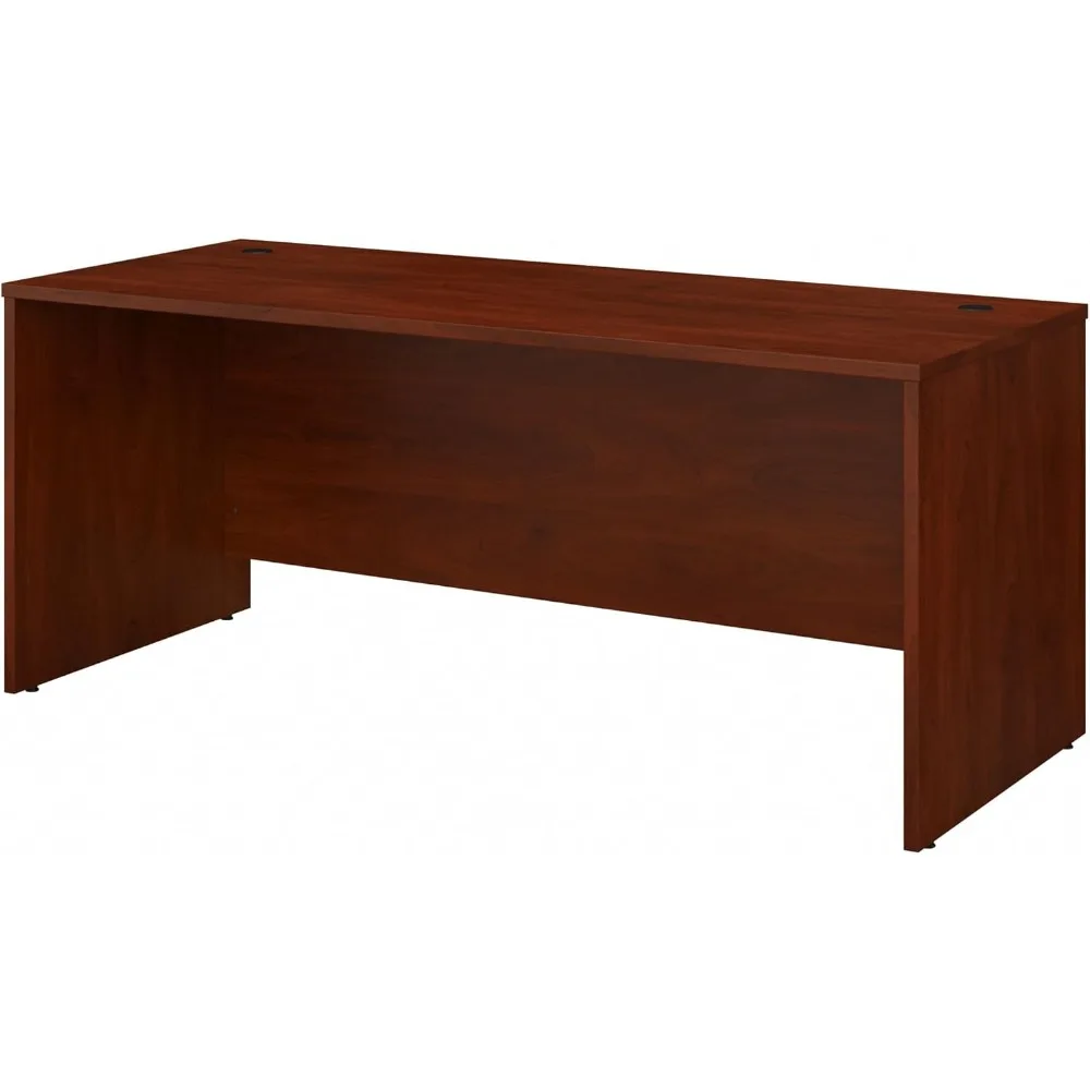 

Bush Business Furniture Studio C 72W Computer Desk with Wire Management and Modesty Panel in Hansen Cherry, Professional Table f