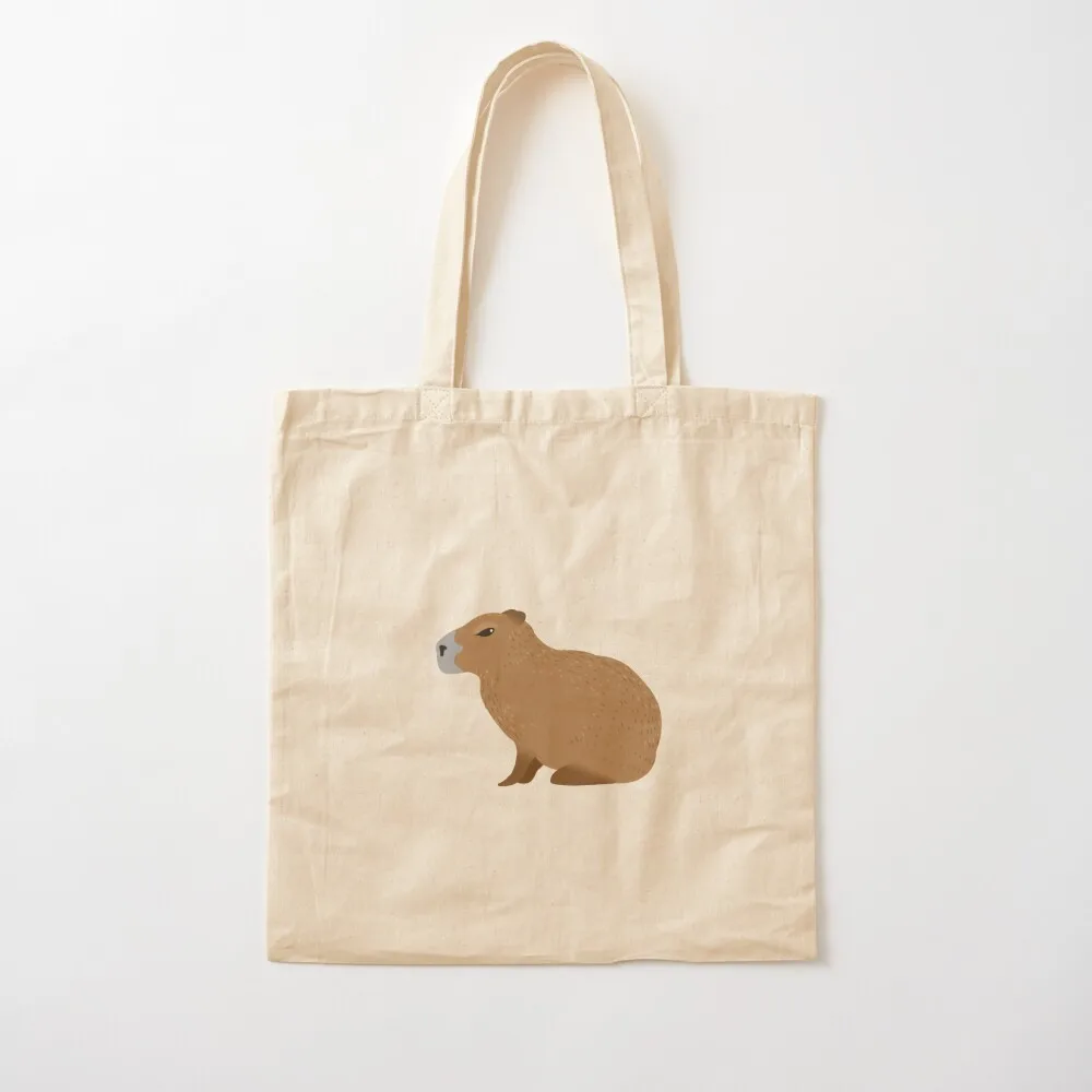 

Capybara Tote Bag custom canvas bag woman shopping bag bags for women shopping bags foldable Canvas Tote