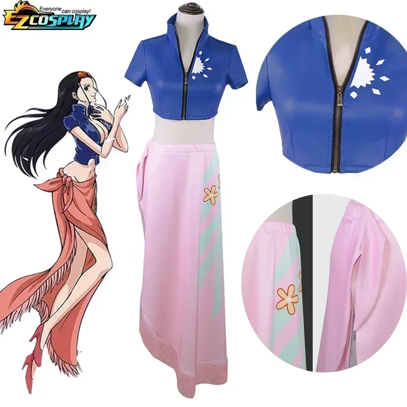 Nico Robin Cosplay Costume Dress Outfits Anime Cosplay Costume Costumes For Girl Full Set Halloween Carnival Party Dress - view 3