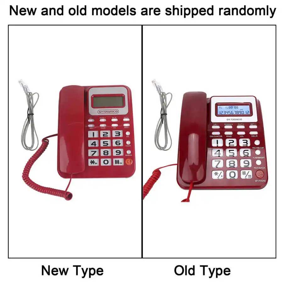 تليفونو هاتف سلكي عتيق مع مكبر صوت عرض حساب للمنزل مكتب فندق مكتب الهاتف الثابت