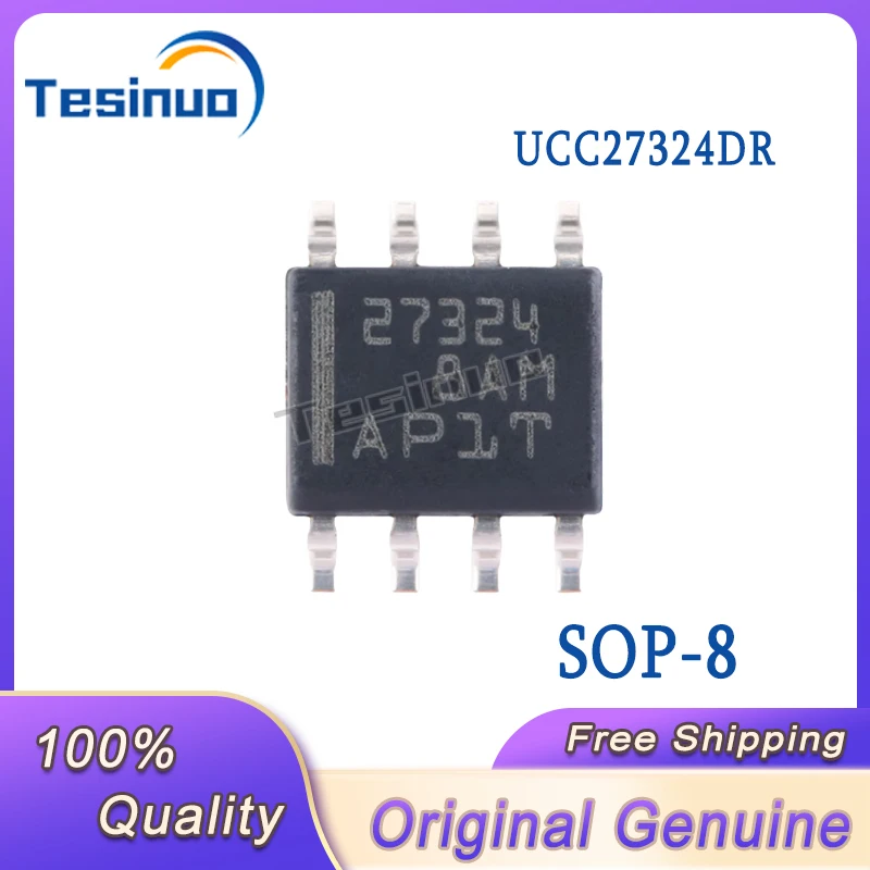 10/PCS New Original UCC27324DR UCC27324 2734 SOP-8 Dual 4A High speed low side power MOSFET driver chip In Stock