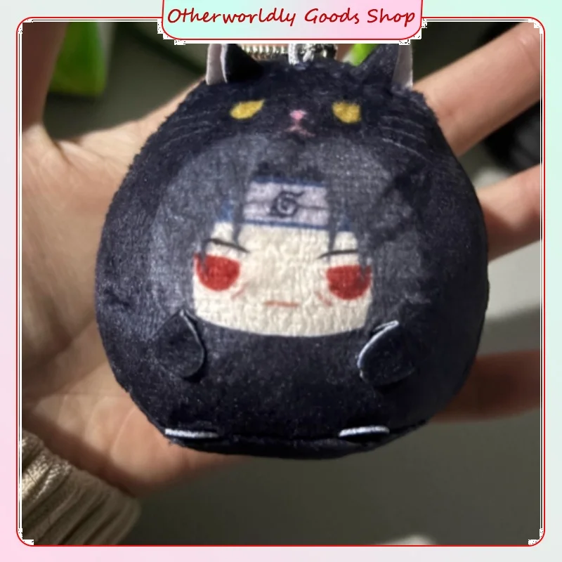 Naruto Palm-Size Animal Dumpling Plüschpuppe Rucksack Dekoration Ornament Sammlung Anime Peripherie Sakura Sasuke Gaara Geschenk
