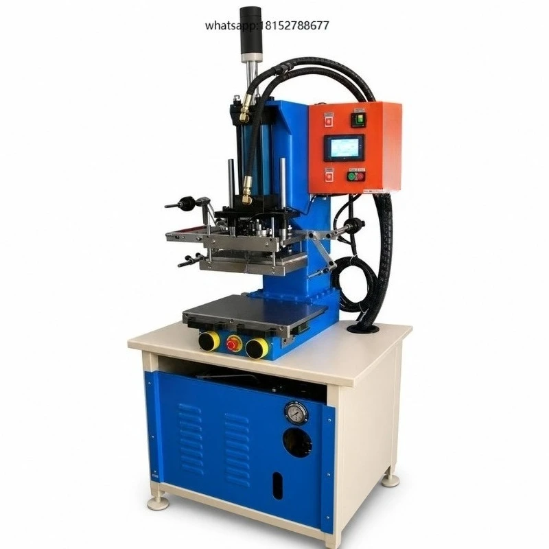 Hydraulic Flat Hot Stamping Press Machine Leather Embossing Machine for Belt Handbag Logo