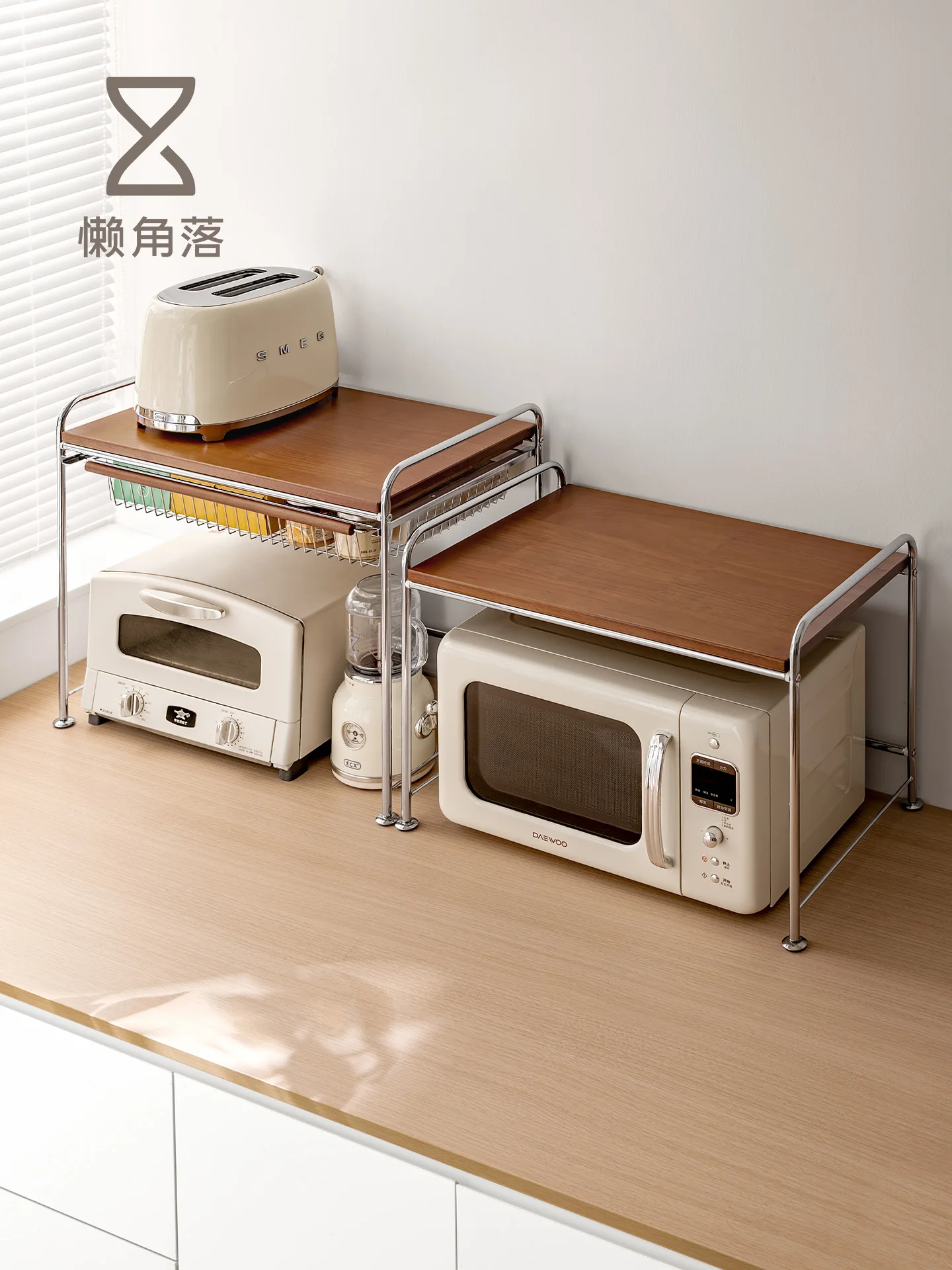 

Laziness Corner Pull-Out Shelf Kitchen Storage Rack Multi-Function Seasoning Integrated Countertop Drawer Pot Stand Rack
