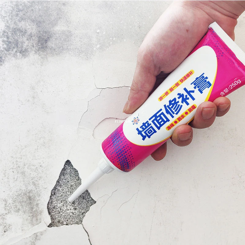 

250g White Wall Mending Agent Crack Repair Cream Peeling Graffiti Gap Sealing Paste Quick-drying Waterproof Wall Repair Cream