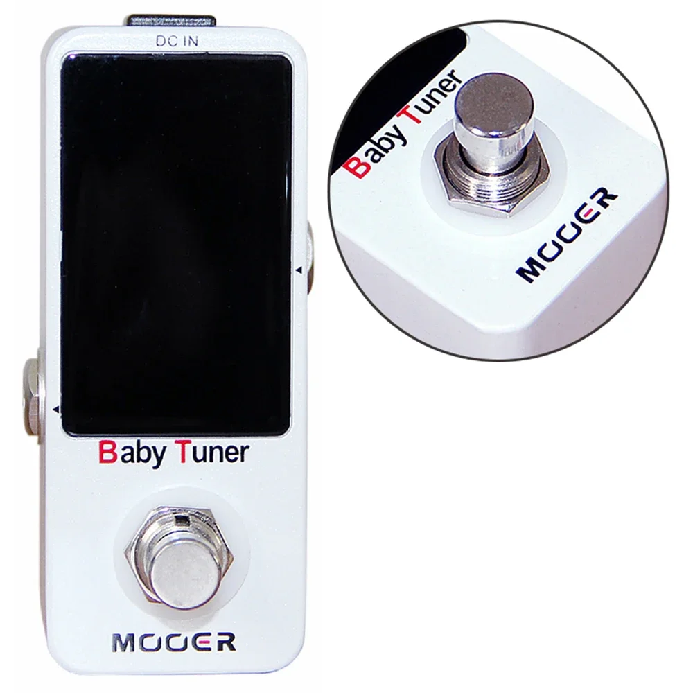 Mooer MTU1 Baby Tuner Guitar Tuner Pedal for Electric Instruments High Precision Guitar Bass True Bypass Guitar Accessories