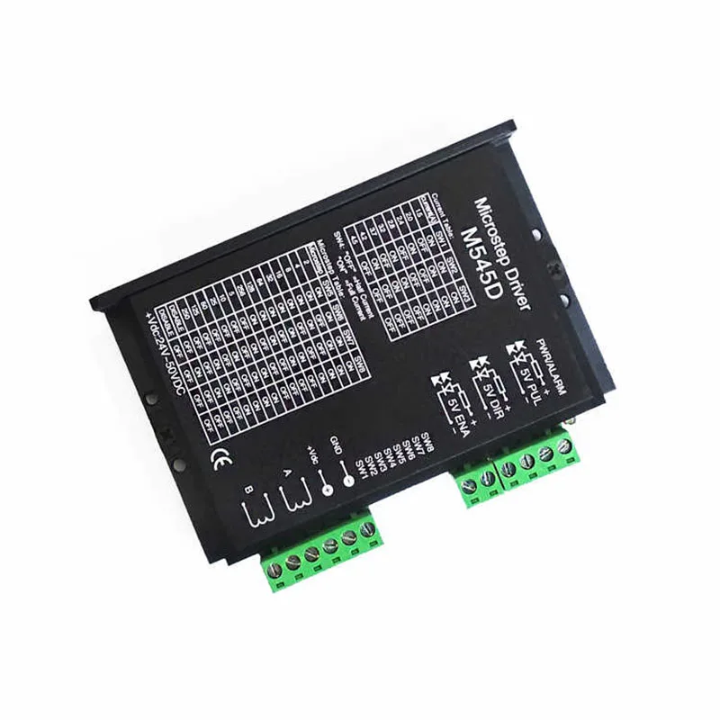 The M545D driver is suitable for 42/57 Nema17 Nema23 stepper motor drivers.