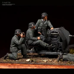1/35 Resin Soldier model kits figure colorless and self-assembled (No cannon) A-1446