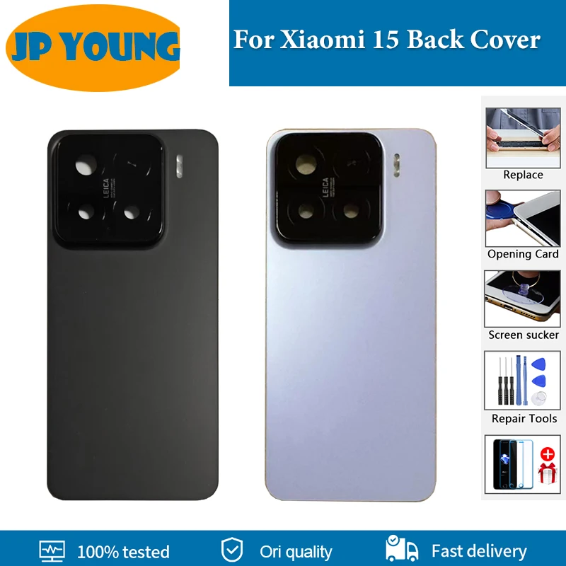 aaa-quality-battery-cover-for-xiaomi-15-back-cover-24129pn74g-24129pn74i-24129pn74c-housing-door-rear-case-for-mi-15-replace