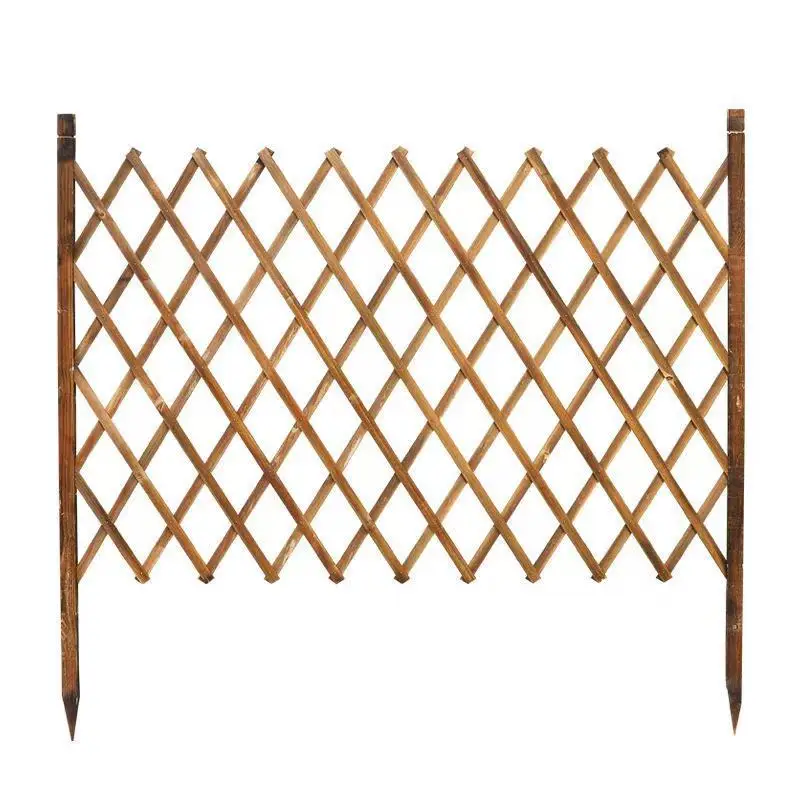Expandable Wooden Garden Fence Trellis Privacy Screen Panel Climbing Plant Support Outdoor Balcony Yard Decor