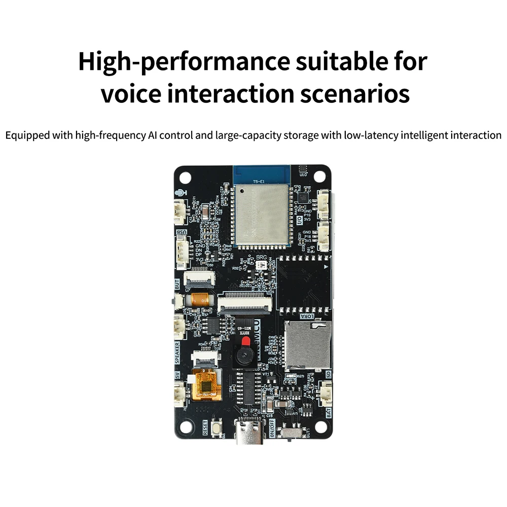T5 Development Board 2.8-Inch Touch Screen WIFI+Bluetooth 5.4 Dual Mode Onboard T5 E1(BK7258) with AI Voice & Photo Recognition