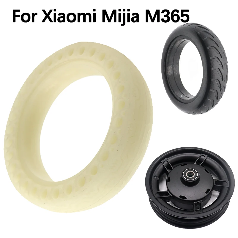 

For Xiaomi Mijia M365 electric scooter wheel tire parts 8.5 inch solid tire/drum brake hub aluminum alloy s suitable