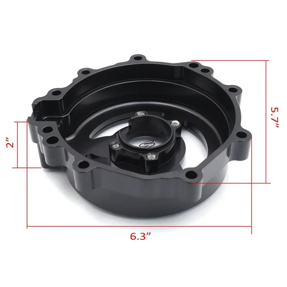 Transparent Engine Stator Cover for Kawasaki ZX-6R Ninja 2007-2022 2019 2010 2011 Aftermarket Motorcycle Parts Crankcase