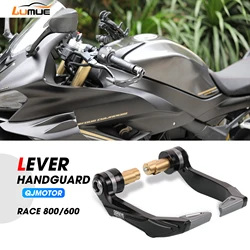 For QJMOTOR Race 600 Race 800 Handle Bar Grips Guard Motorcycle CNC Brake Clutch Levers Guard Protector  Race 600 Race 800
