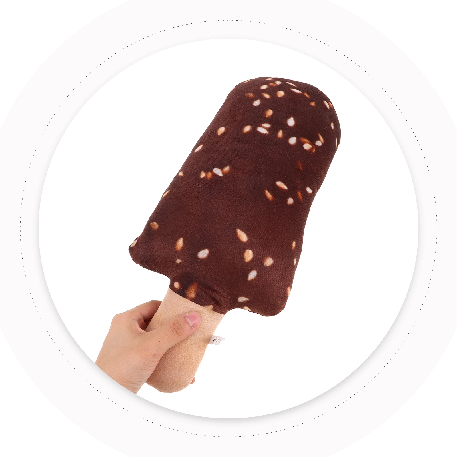 

Creative Ice Cream Shaped Pillow Soft Cozy Decorative Cushion for Home Kids Room Living Room Party Props Realistic Food Display