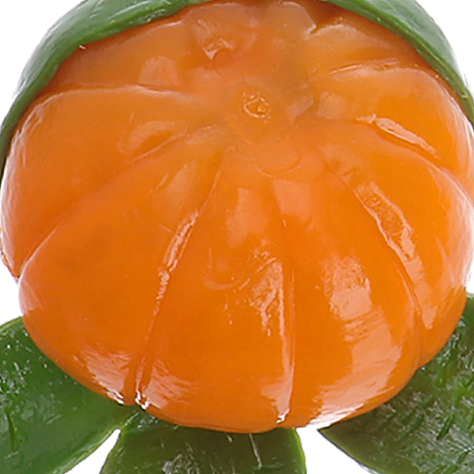 2 stuks simulatie oranje knijpspeelgoed decompressie stressverlichting drukventilatie ontspanning educatieve angstverlichting