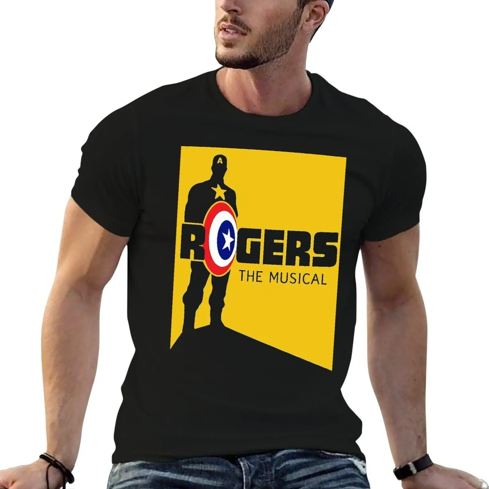 

rogers the musical T-Shirt t shirt man cotton anime tshirt T-Shirt