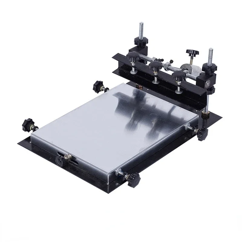 Small Manual Silk Screen Station SMT Manual Stamping Station Solder Paste Screen Printing Machine Screen Printing Machine