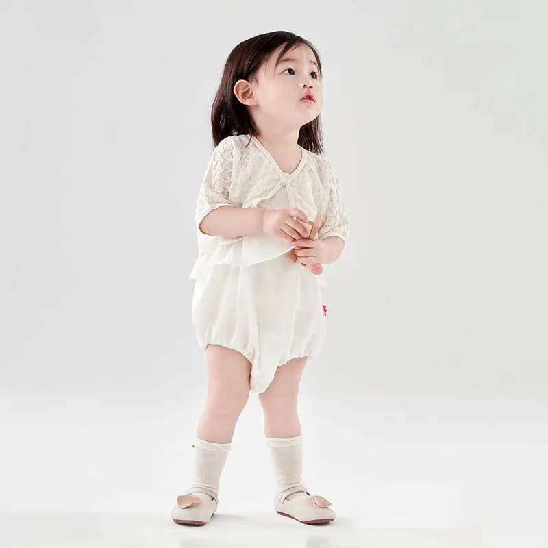 

Xiaohongqi Children's Summer Mulberry Silk Shawl, Baby's Ultra Thin Jacquard Knitted Shirt, Air Conditioning Shirt, Sunscreen Cl