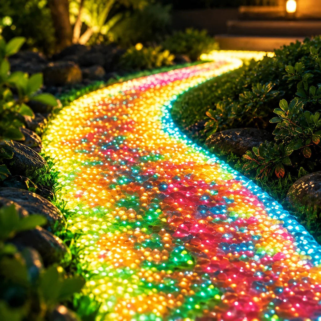 3000Pcs/Bag Luminous Glow Sand, Garden Wedding Party Aquarium Decor, Colorful Reusable Mini Landscape Pot Gardening Supplies