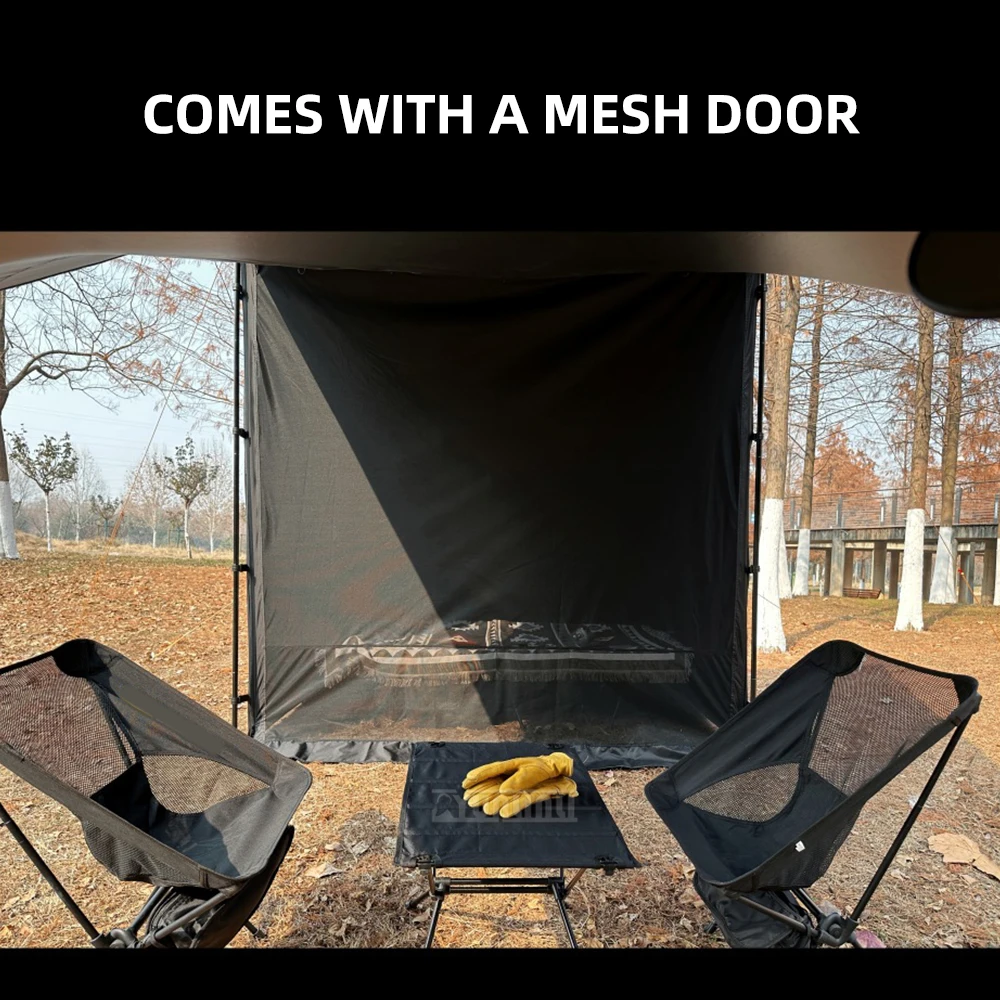 

Палатка для кемпинга на открытом воздухе 2027, боковая палатка для мотоцикла, универсальный солнцезащитный тент