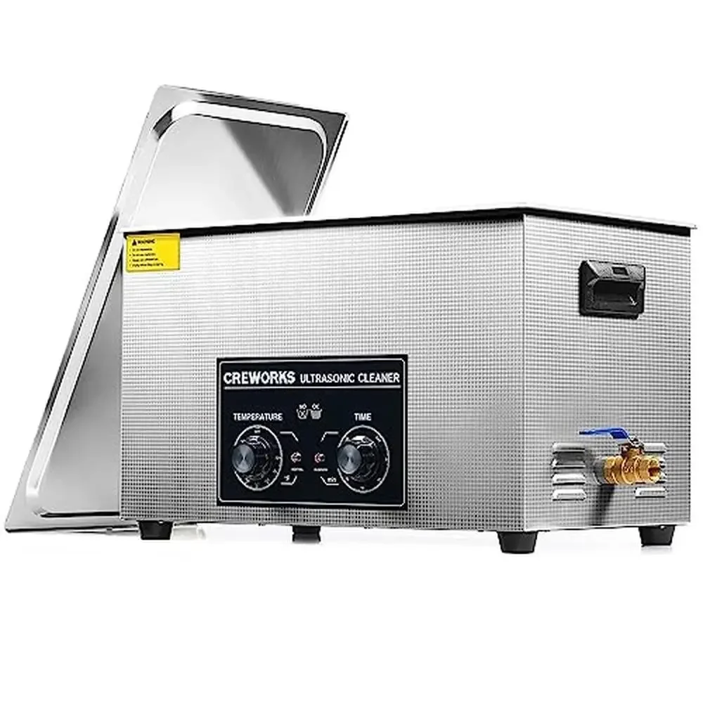 30L Ultrasonic Cleaner 600W Heater Timer 304 Stainless Steel Sonic Parts Cleaner 40kHz Deep Cleaning Machine