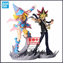 W magazynie Oryginalne anime Bandai Yu-Gi-Oh! SENKOZEKKEI-Yami Yugi Dark Magician Girl Figurka akcji PVC Banpresto Toys Doll 13cm