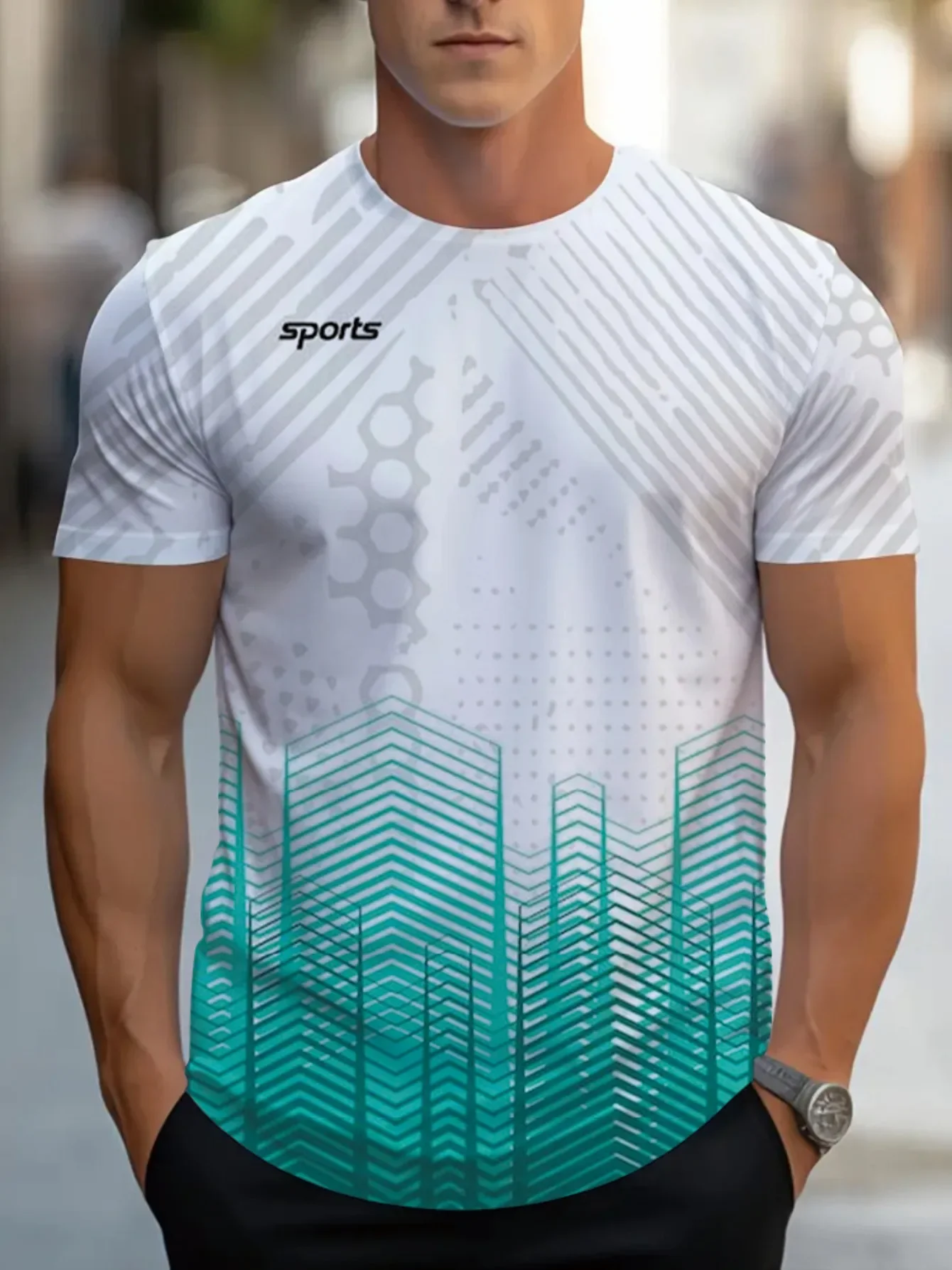 

Men's and Women's 3D Printed Graphic T-Shirt Breathable Regular Version Crew Neck Short Sleeve Comfort Version T-Shirt