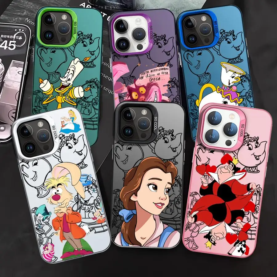 Cute Disneys Alice in Wonderland Phone Case for Xiaomi Mi 14T 14 13 12 12T 11 Lite Poco X6 F6 F5 X5 F4 F3 X3 GT Pro 4G 5G Cover