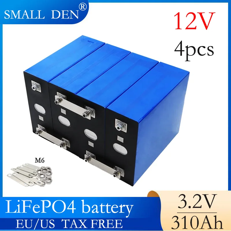 

4pcs 3.2v 310Ah 280Ah 200Ah 105Ah Lifepo4 Rechargeable Battery Lithium Iron Phosphate Solar Cell 12v 24v 36v Cell Tax Free