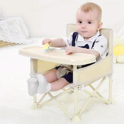 Stylish and Durable High Chair with Adjustable Footrest and Detachable Cushion for Comfortable Feeding, Perfect for Growing Babi