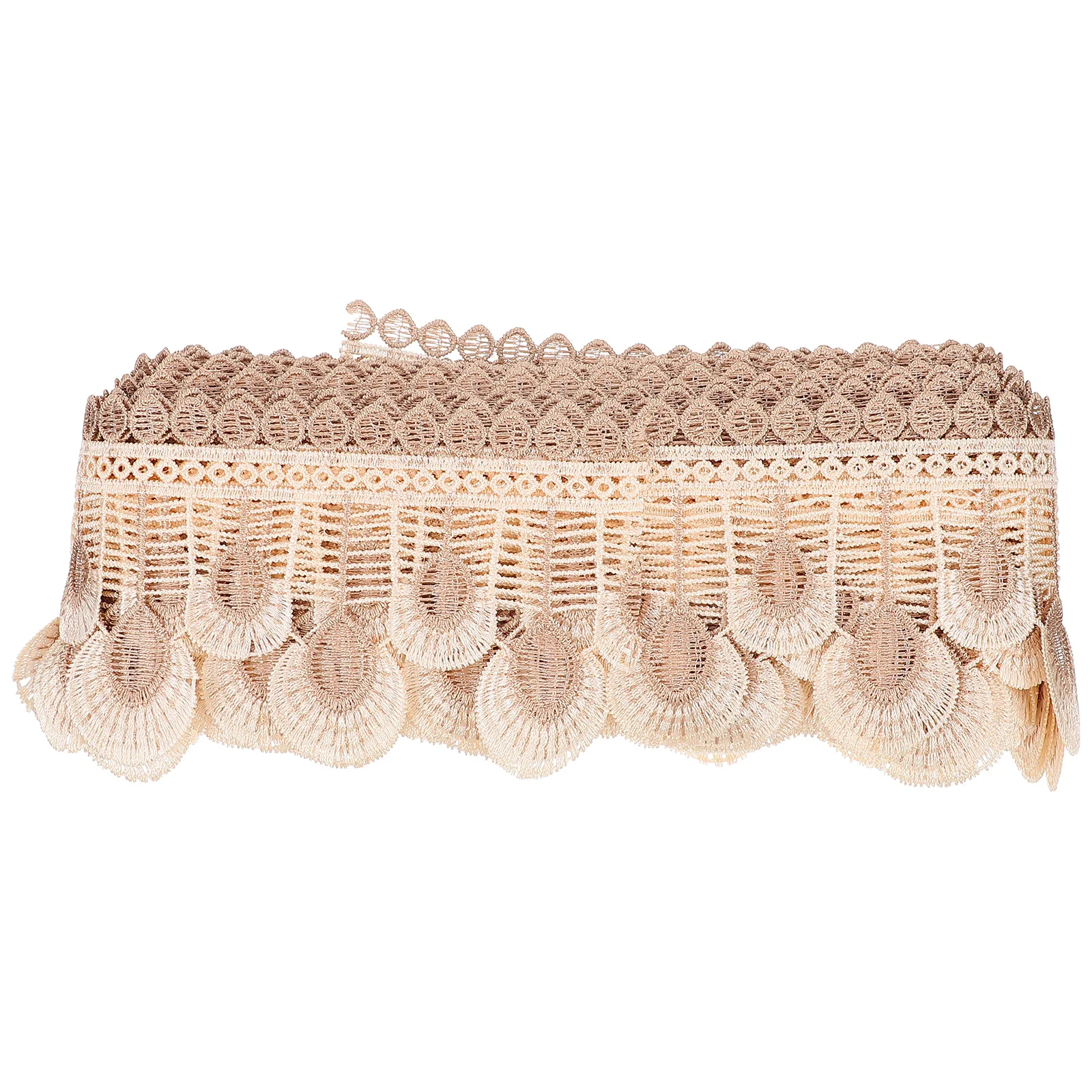 

Curtain Trim DIY Edging Decorative Ribbon Polyester Yarn Sewing Accessory Valance Lace Home Tulle Border Accessories Versatile