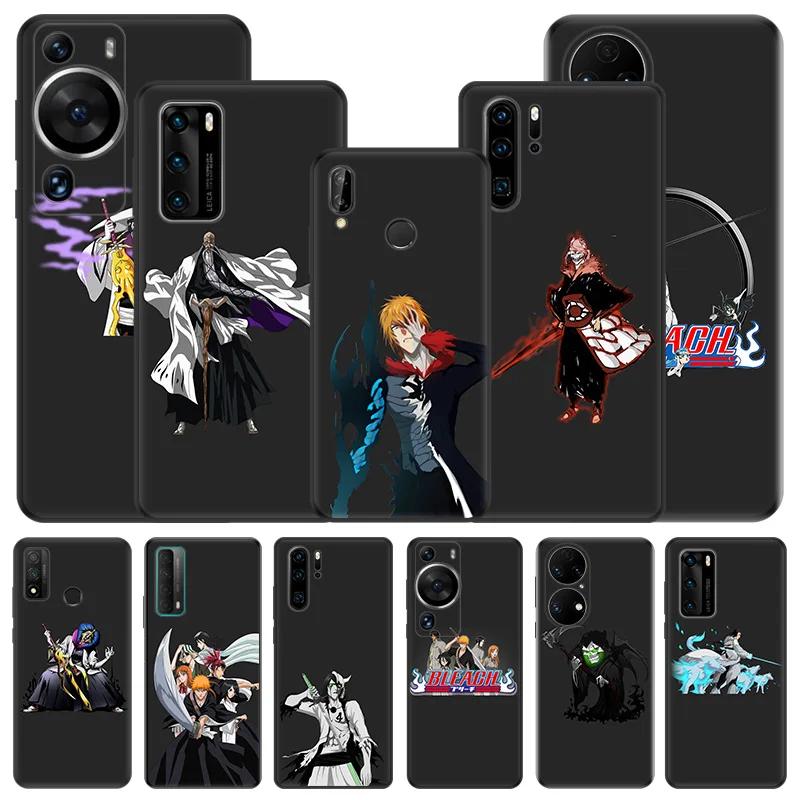 Phone Case For Motorola G200 One Fusion G30 G31 Huawei P20 P30 P40 P-Smart iphone6 BLEACH Anime Matte Soft Cover