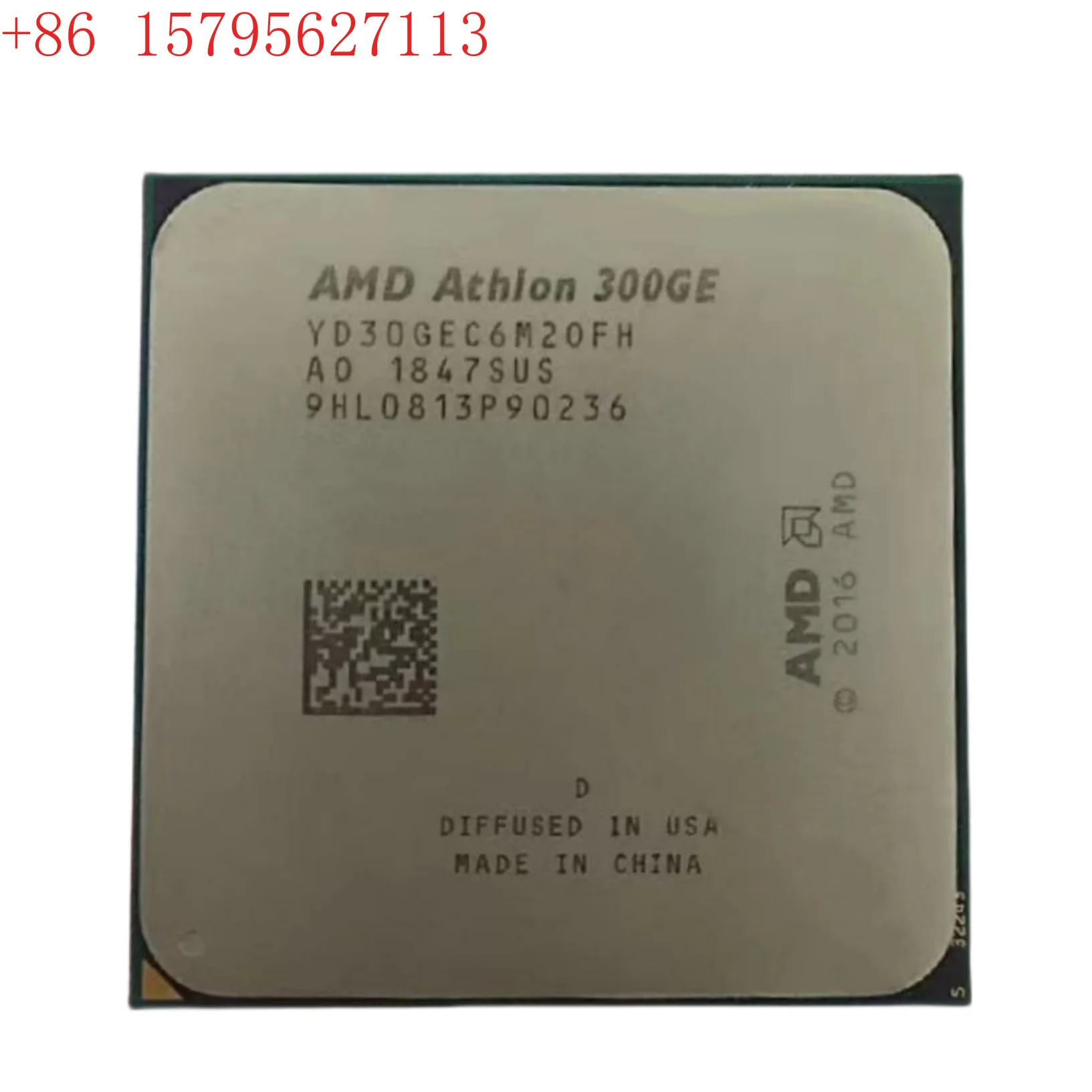 CPU Athlon AMD 300GE am4 2 core 4 thread, processor