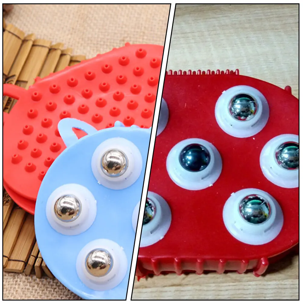 

2 шт. ручные стальные бусины, массажеры для тела, семь бусин, вращающиеся стальные шариковые массажеры, портативные практичные устройства для массажа мышц тела