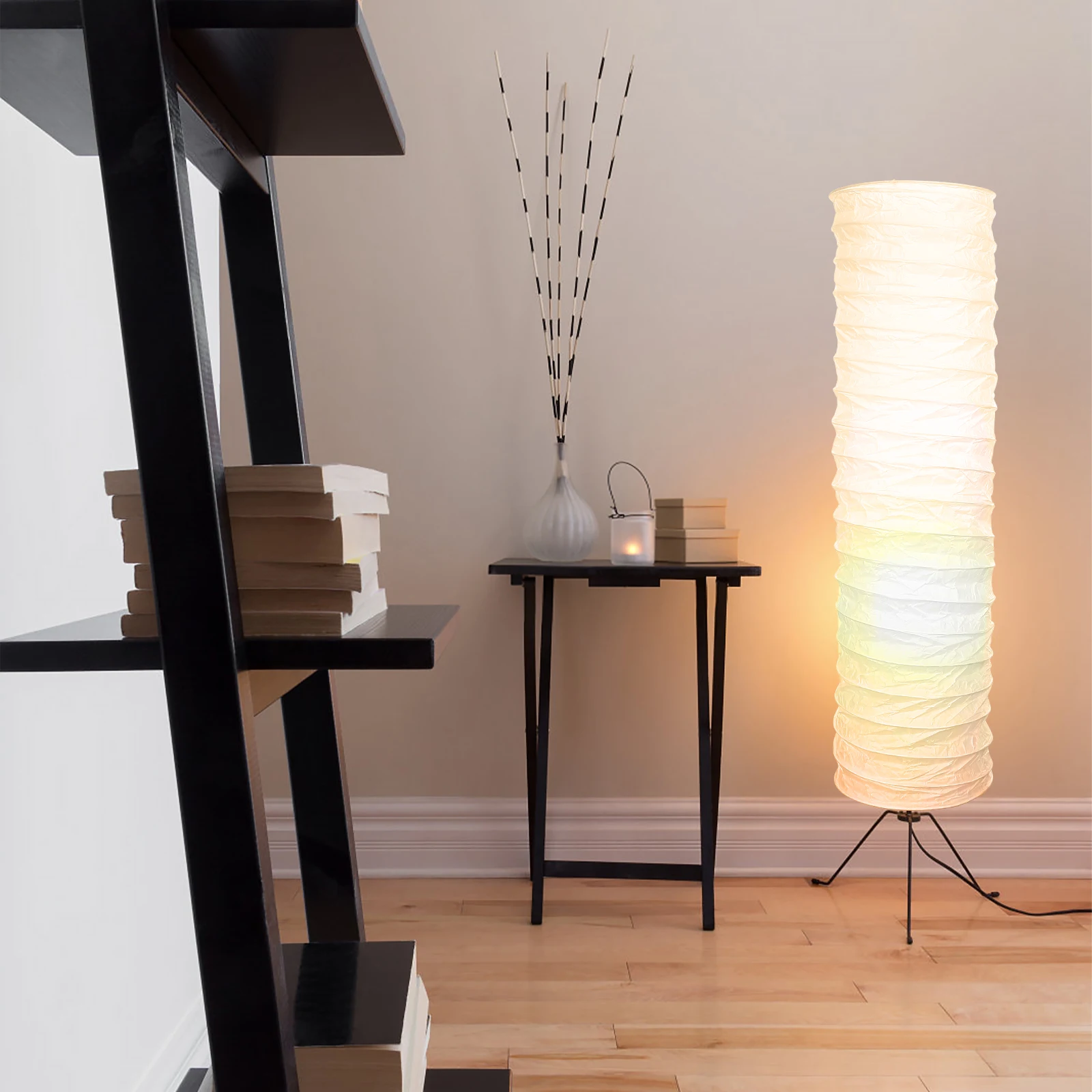 Nordic Simple Floor Lamp shade Paper standing lampShade Light Bulb Cover paper Covers column Shades home hotel lighting decors